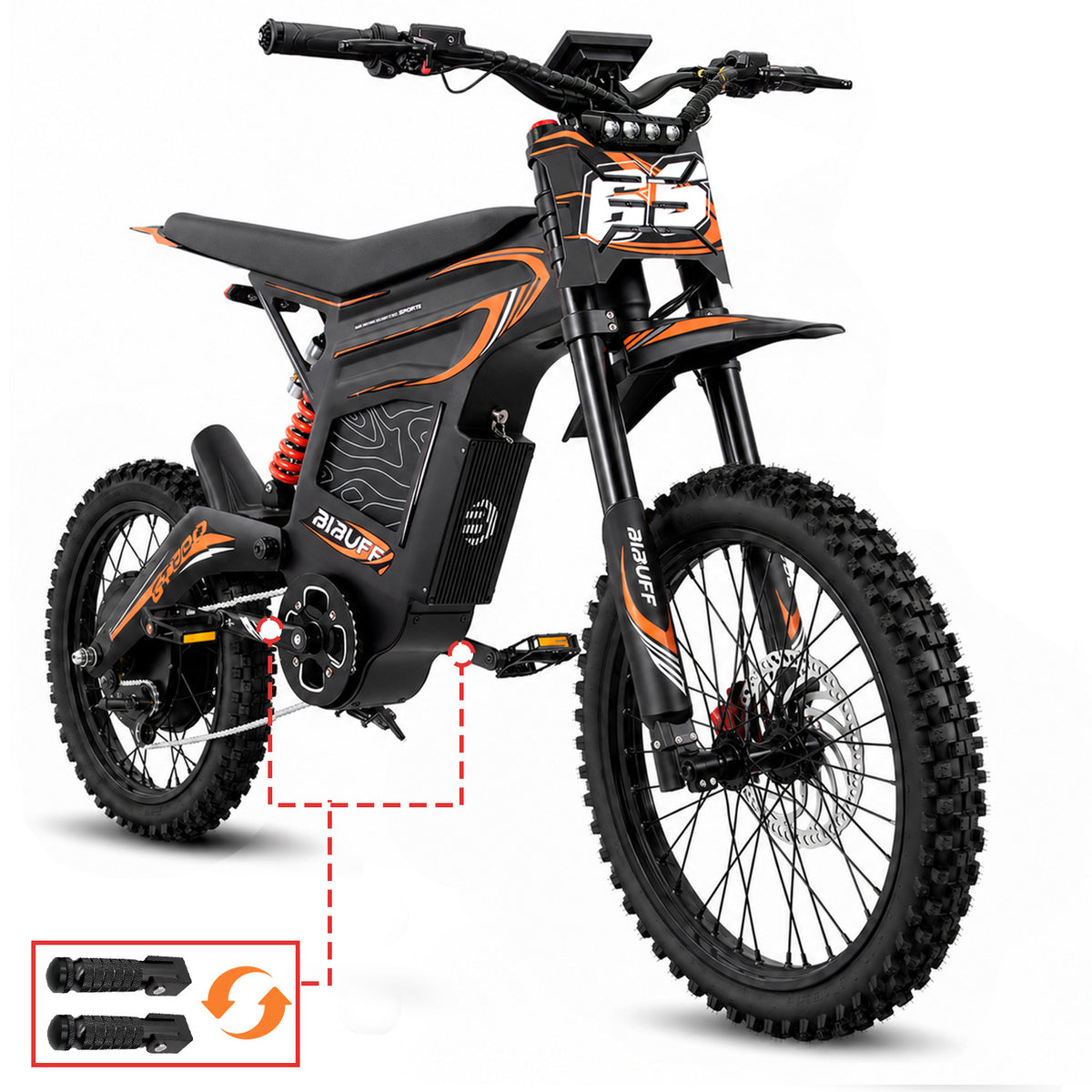 BIBUFF GT600 High-Performance Electric Dirt Bike