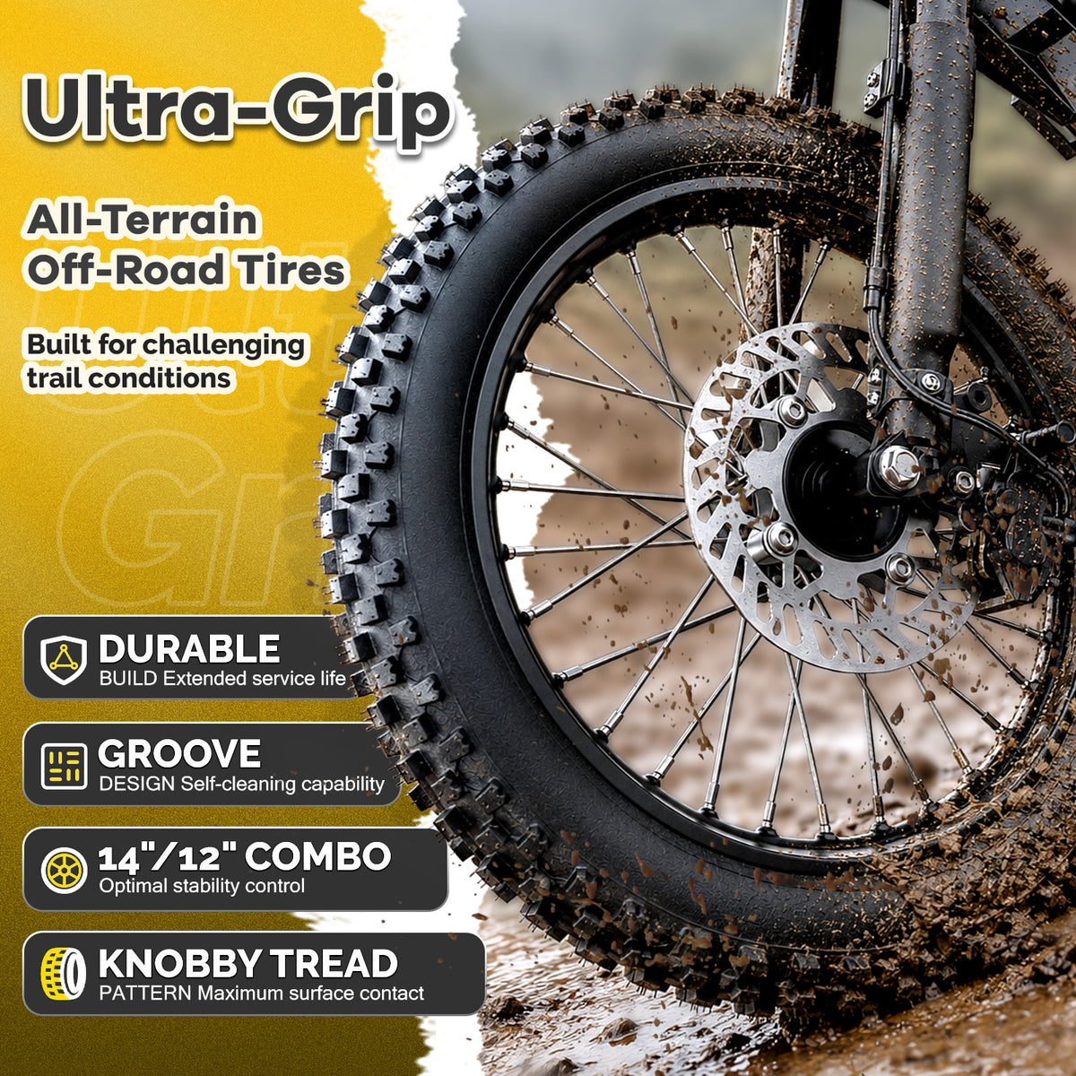 BIBUFF G7 Off-Road Electric Mini Dirt Bike For Teens & Adults