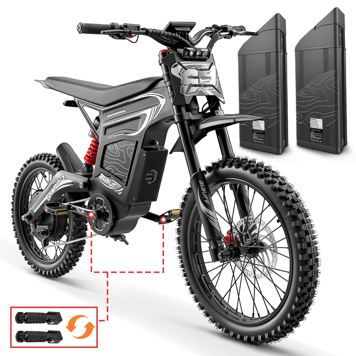 BIBUFF GT600 High-Performance Electric Dirt Bike