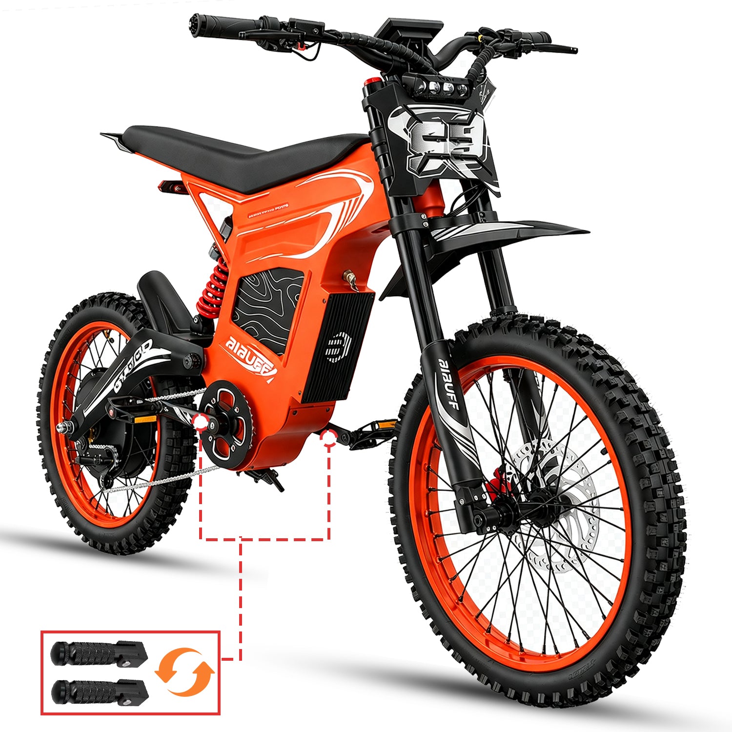 BIBUFF GT600 High-Performance Electric Dirt Bike