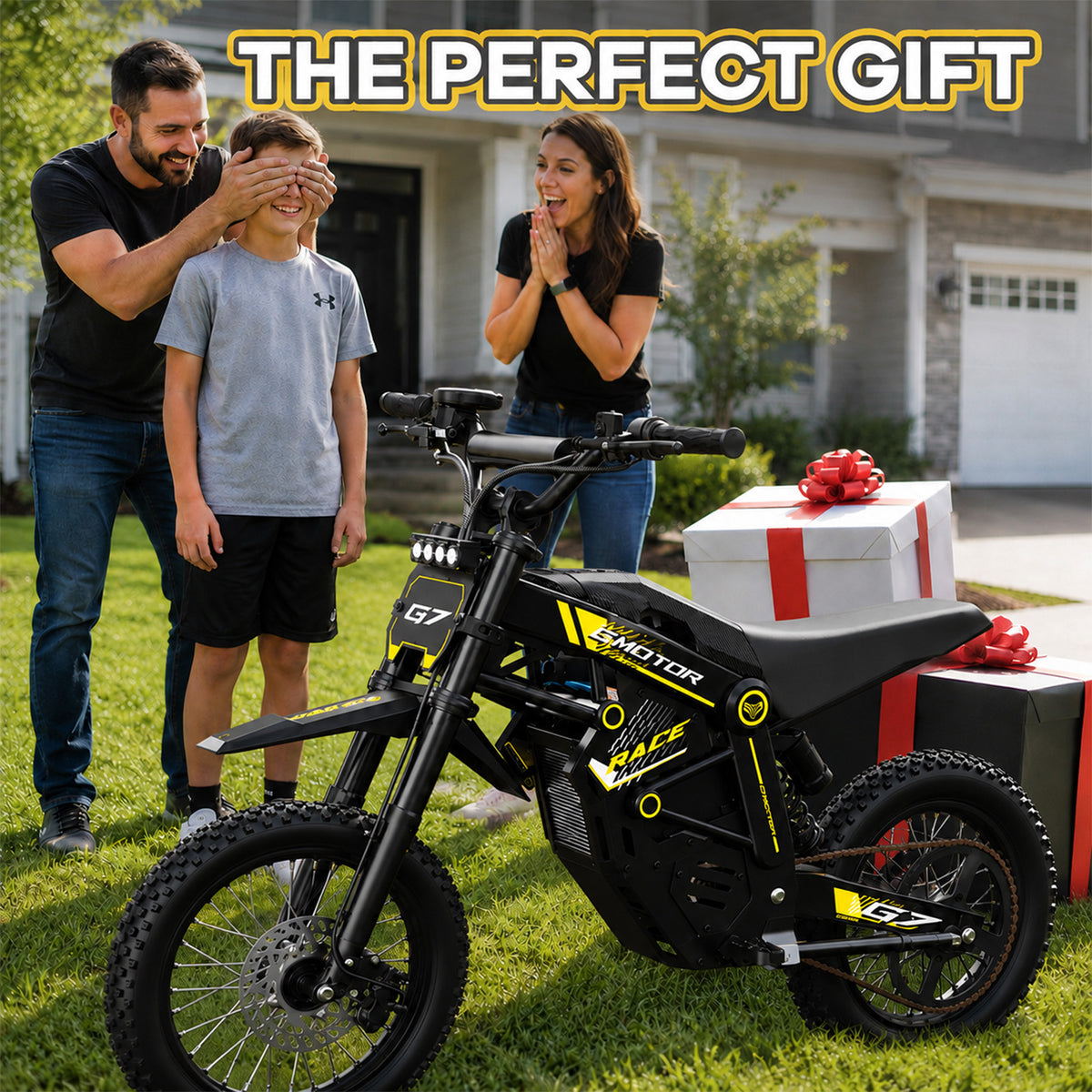 BIBUFF G7 Off-Road Electric Mini Dirt Bike For Teens & Adults