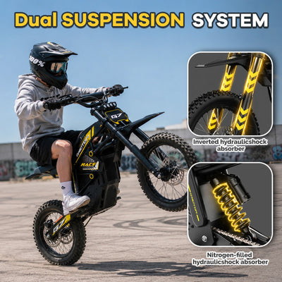 BIBUFF G7 Off-Road Electric Mini Dirt Bike For Teens & Adults